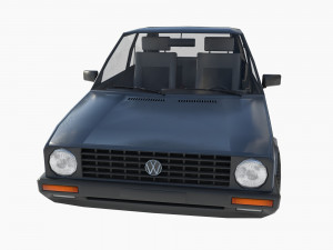 VW Volkswagen golf 2 3D मॉडल