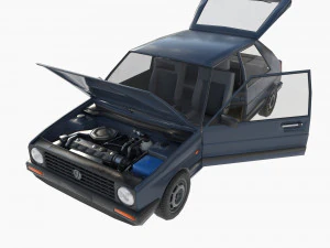 VW Volkswagen golf 2 3D Model