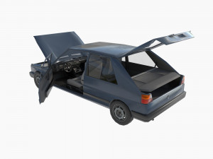 VW Volkswagen golf 2 3D मॉडल