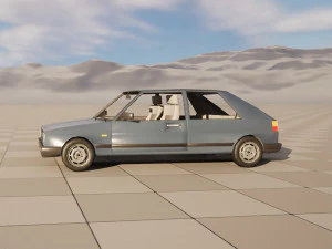 VW Volkswagen golf 2 3D Model