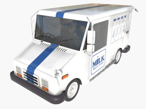 Grumman milk truck 3D Model