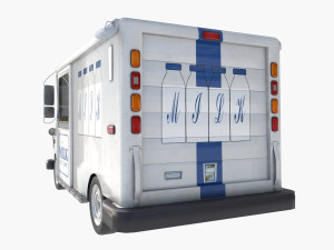 Grumman milk truck Modelo 3D