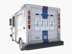 Grumman milk truck 3D Model