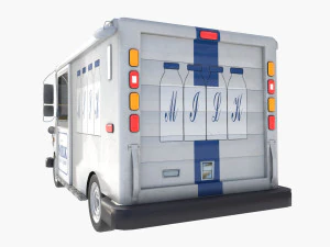 Grumman milk truck 3D Model