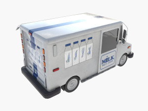 Grumman milk truck Modelo 3D