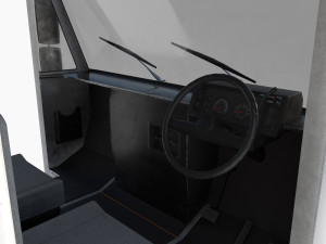 Grumman milk truck Modelo 3D