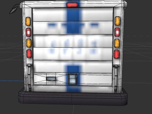 Grumman milk truck Modelo 3D