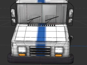 Grumman milk truck 3D Model