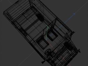 Grumman milk truck Modelo 3D