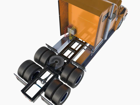 Freightliner Coronado 3D Model