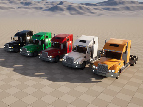 Freightliner Coronado 3D Model