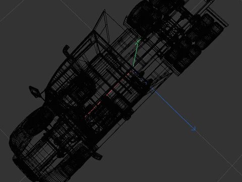 Freightliner Coronado 3D Model