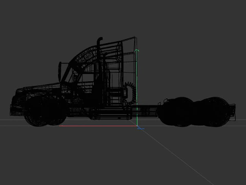 Freightliner Coronado 3D Model