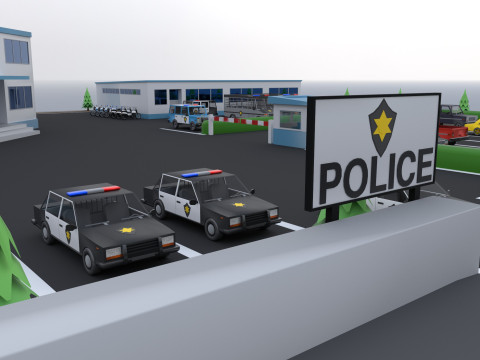 Police station 3D मॉडल