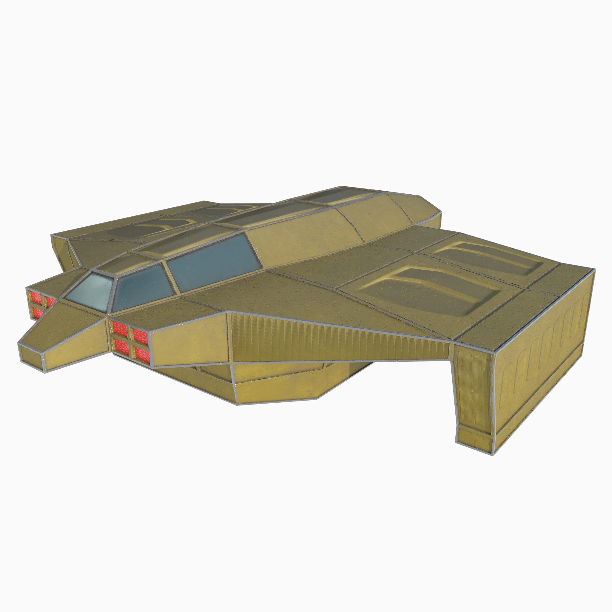 Cargo ship v1 3D Model .c4d .max .obj .3ds .fbx .stl .blend 