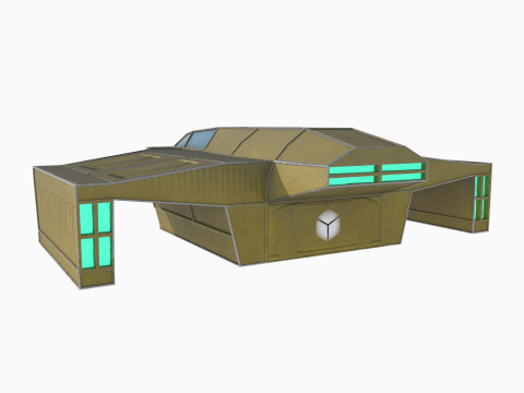Cargo ship v1 3D Модель