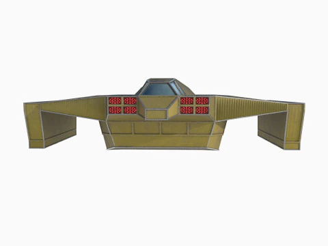 Cargo ship v1 3D Model