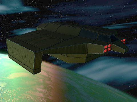 Cargo ship v1 3D Модель