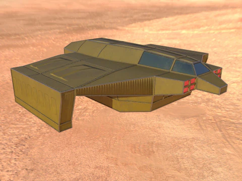 Cargo ship v1 3D Model