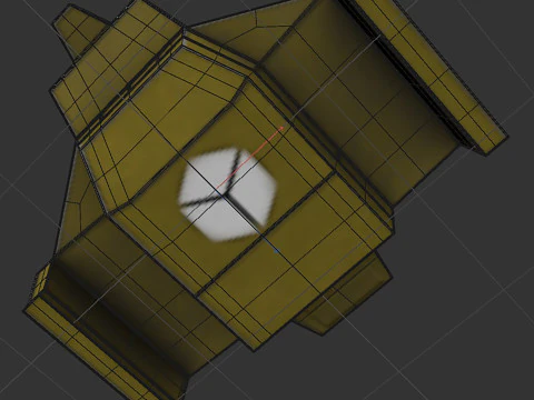 Cargo ship v1 3D Model