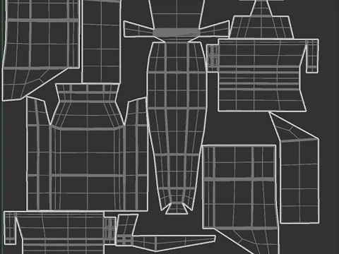 Cargo ship v1 3D Model