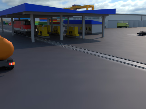 Logistic center Model 3D