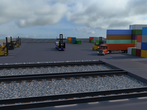 Logistic center Model 3D