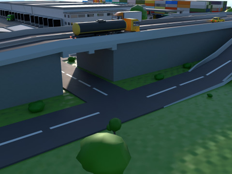Logistic center Model 3D