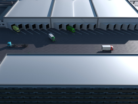 Logistic center Model 3D