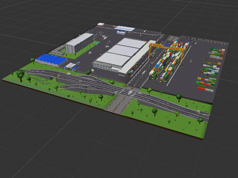 Logistic center Model 3D