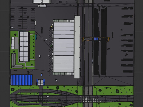 Logistic center Model 3D