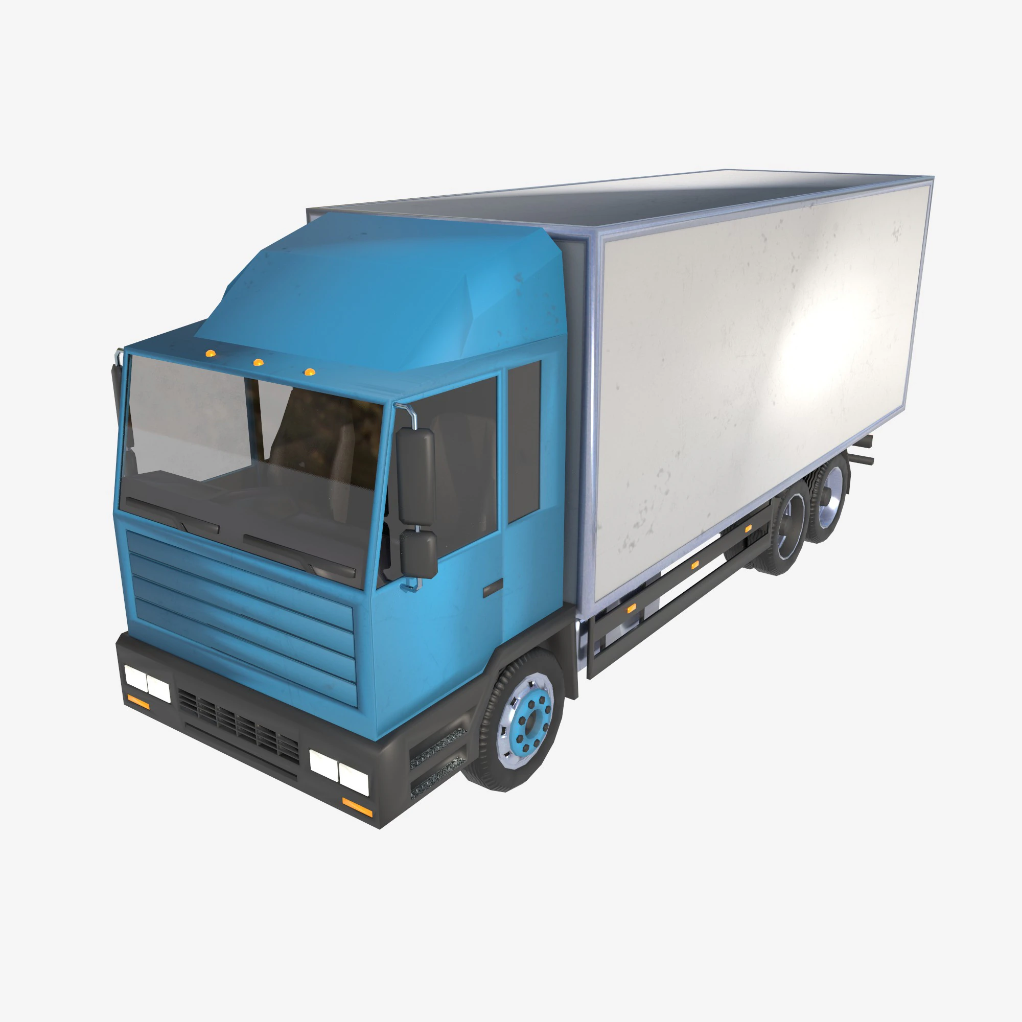 Van truck 3D Model .c4d .max .obj .3ds .fbx .stl .blend 