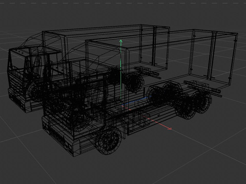Van truck 3Dモデル