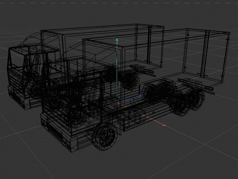 Van truck 3D Model