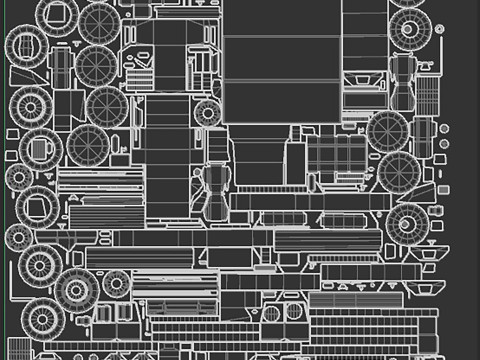 Van truck 3Dモデル