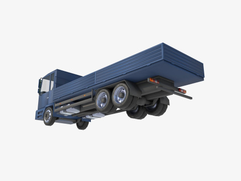 Board truck 3D Model