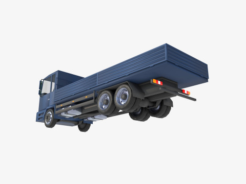Board truck 3D Model