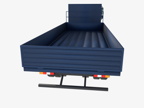 Board truck 3D Model