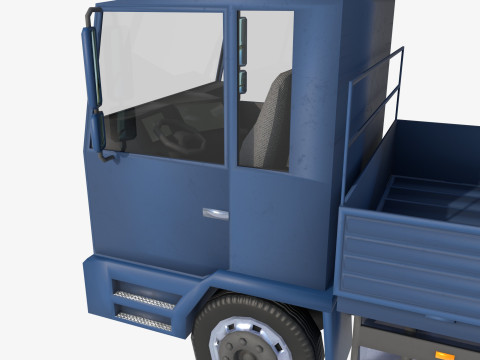 Board truck 3D Model