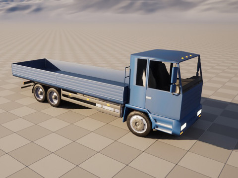 Board truck 3D Model