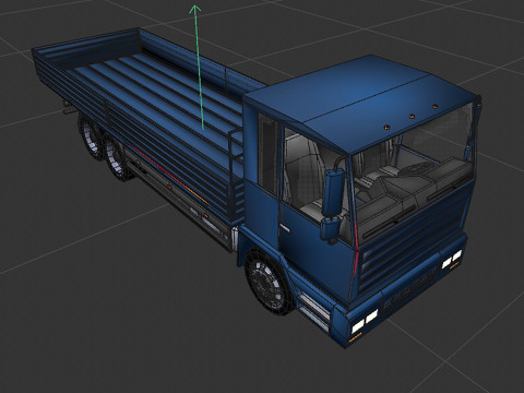 Board truck 3D Model