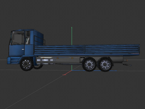 Board truck 3D Model