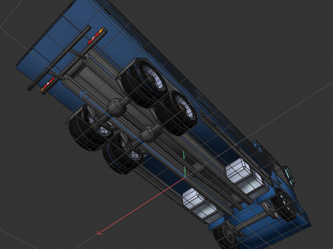 Board truck 3D Model