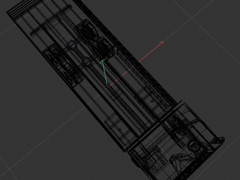 Board truck 3D Model