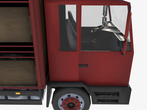 Cattle truck 3D 模型