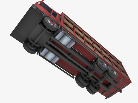 Cattle truck 3D 模型