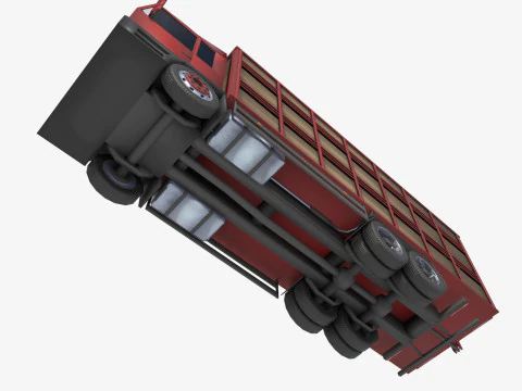 Cattle truck 3D Model