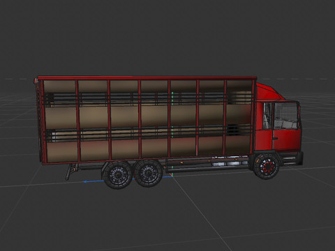 Cattle truck 3D 模型