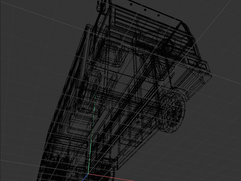 Cattle truck 3D 模型