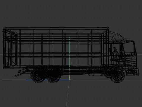 Cattle truck 3D Model